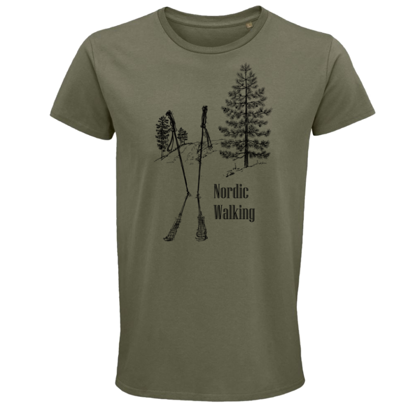Pánske BIO tričko Nordic walking