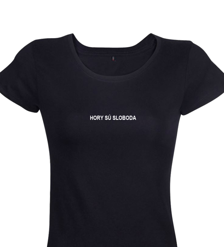 Dámske tričko Hory sú sloboda