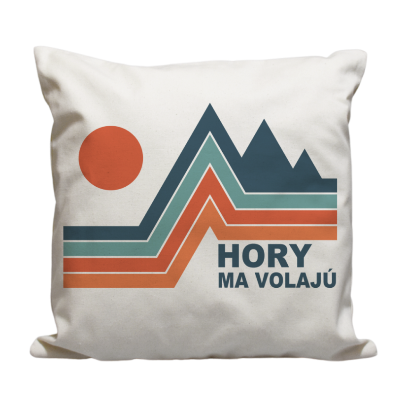 Vankúš Retro hory ma volajú