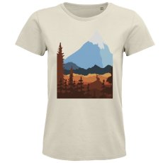 Dámske tričko Zasnežená hora