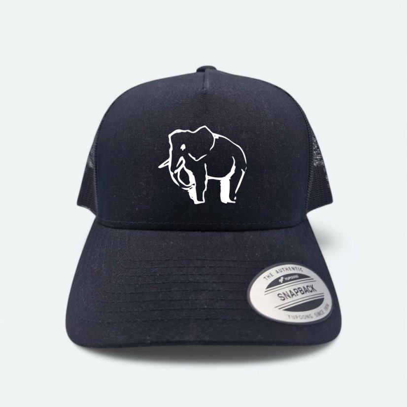 Šiltovka Slon, čierna