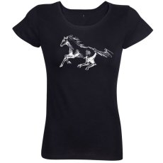 Dámske tričko Kôň skica