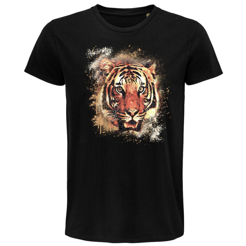 Pánske Bio tričko Tiger čierne