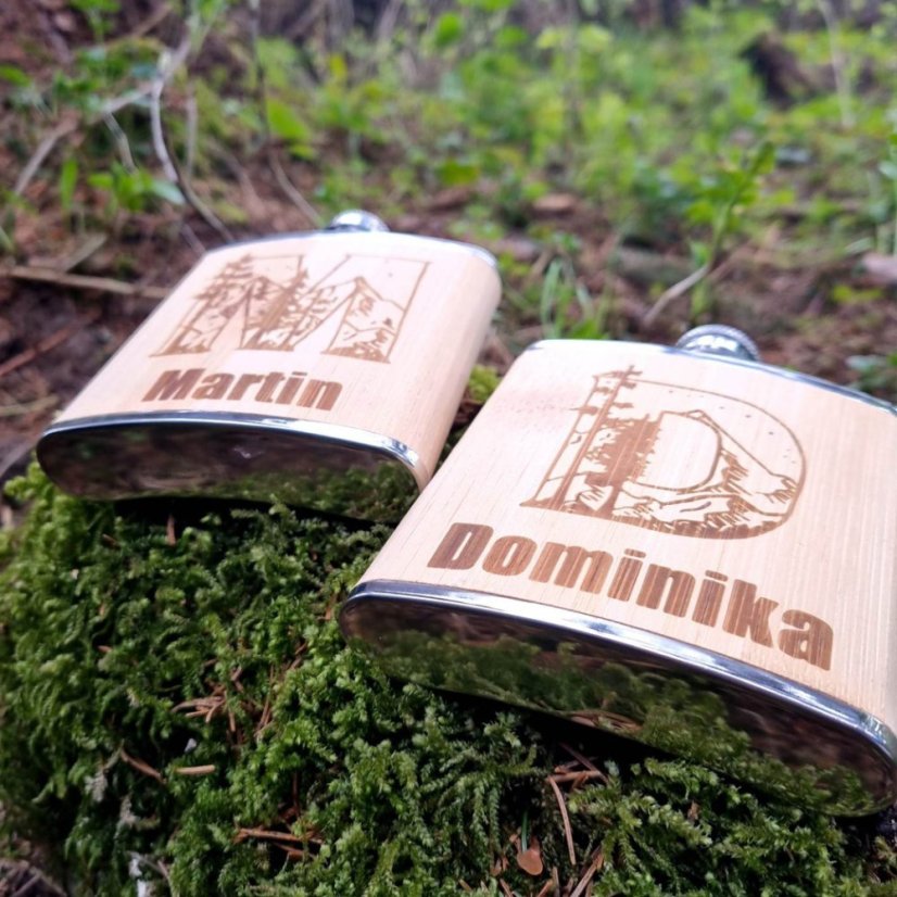 Ploskačka Iniciál plus vlastné meno