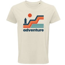 Pánske tričko Retro adventure Strom a hora