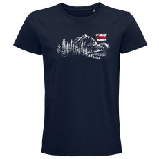 Pánske BIO tričko Hory a turistická značka