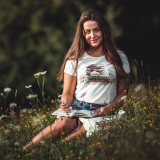 Dámske tričko Knihomoľka