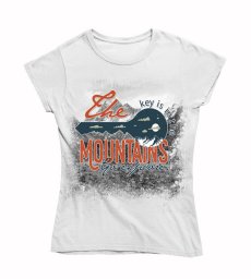 Dámske tričko kľúč do hôr