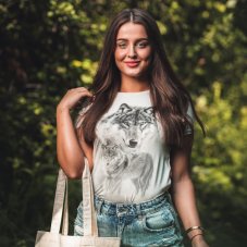 Dámske BIO tričko vlci