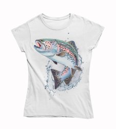 Dámske tričko skákajúca ryba